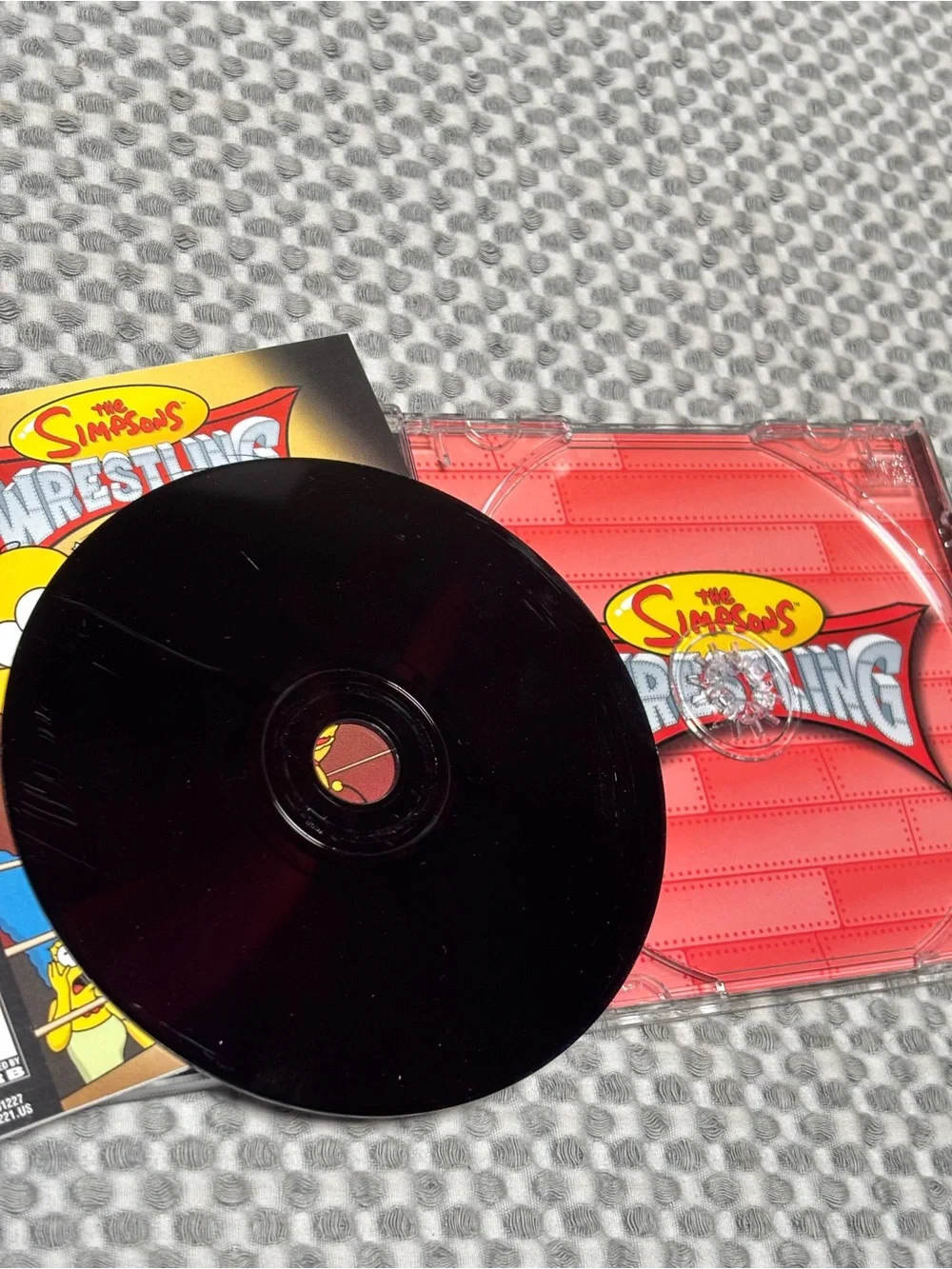 Sony PlayStation 2001 The Simpsons Wrestling Video Game Activision